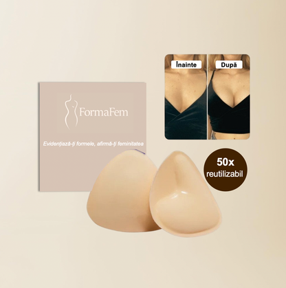 Inserții push-up pentru sutien FormaFem™